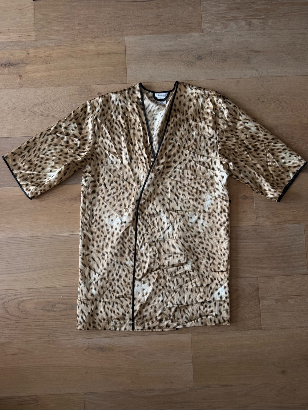 Leopard Print Robe